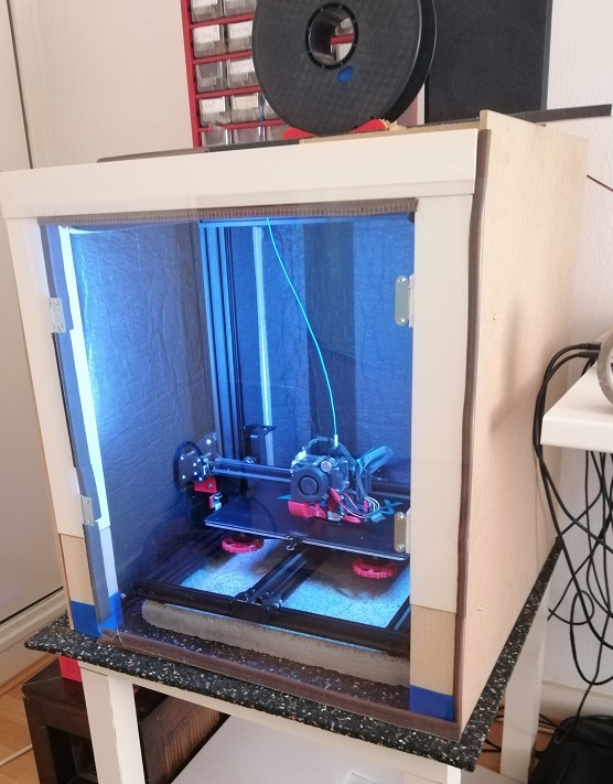 Picture of the 3D printer