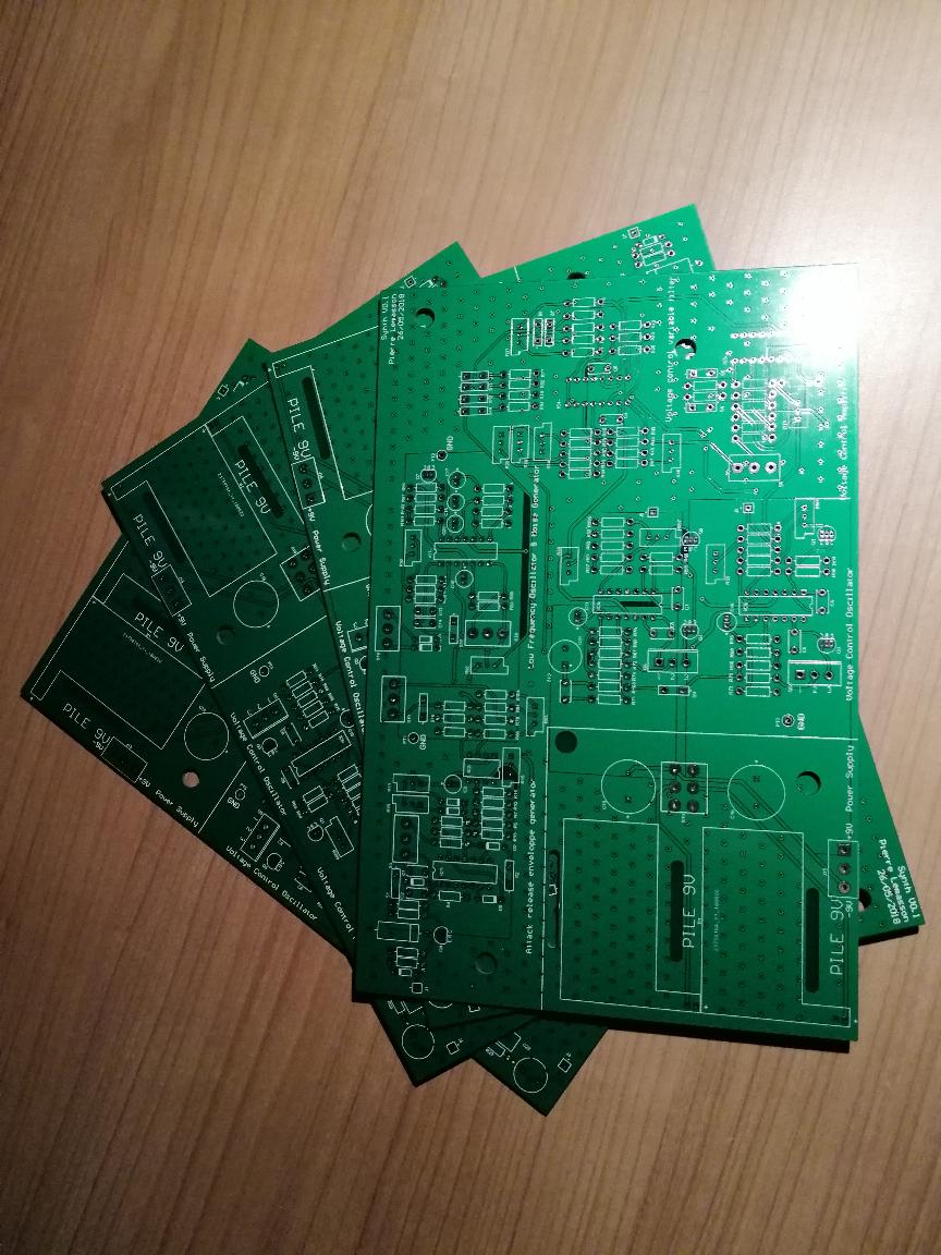 Picture of PCB I received from JLCPCB